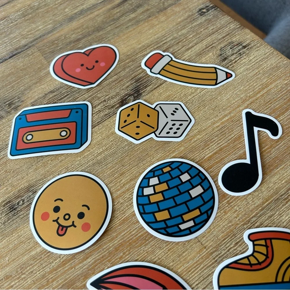 Set of 20!  Cute Vinyl Waterproof Stickers